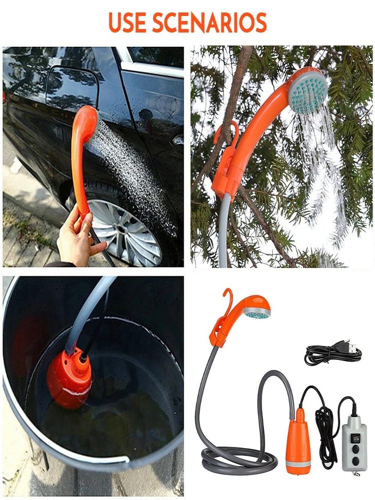 Rechargeable Portable Outdoor Shower – Easy Shower Setup for Camping & Hiking