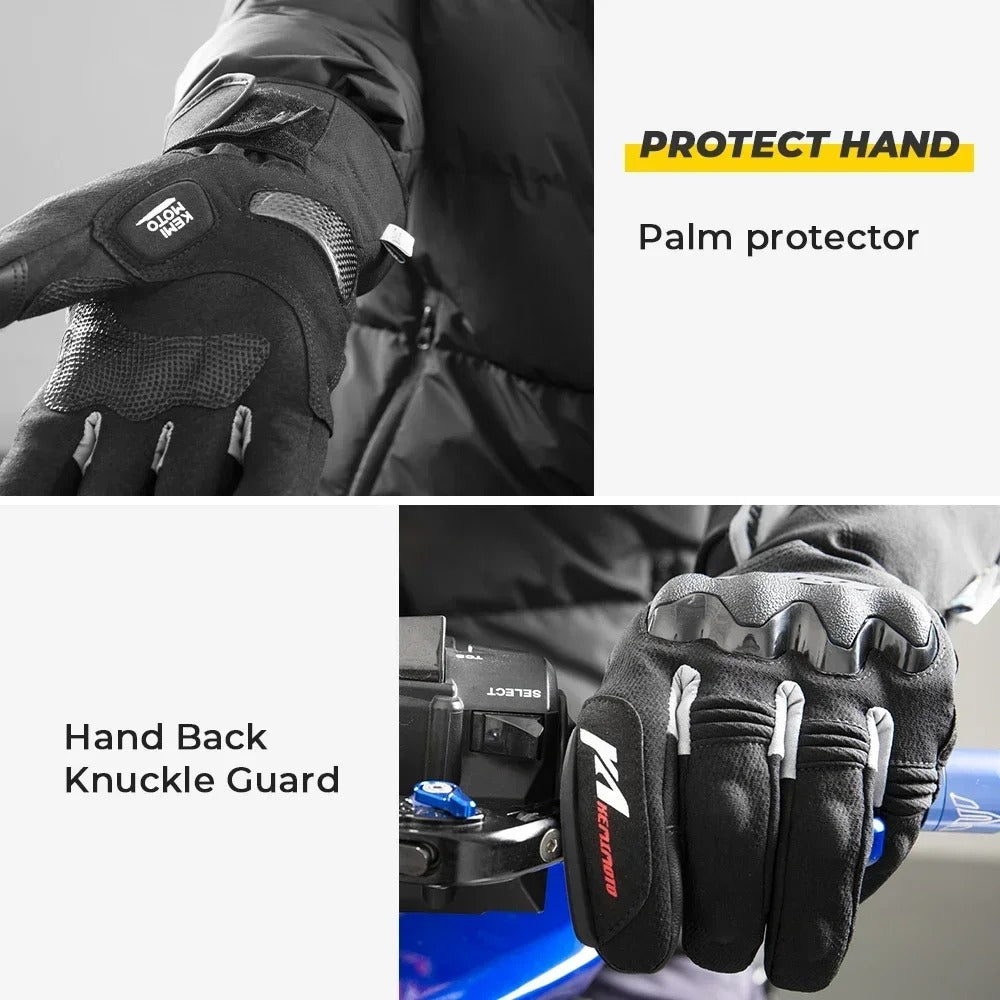 Thermo Grip Heated Gloves for Motorcyclists – USB Rechargeable and Comfortable