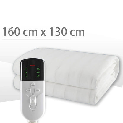 Super King Organic Cotton Electric Mattress Protector – Dual Control for Ultimate Comfort & Warmth