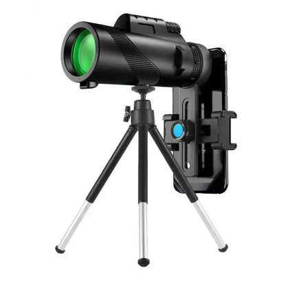 Monocular Telescope - High Power with Smartphone Connector and Tripod Kit