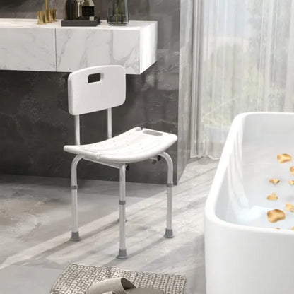Adjustable Shower Chair for Elderly – Durable and Comfortable Shower Stool for Disabled