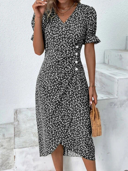 Summer Breeze™ | Women's Summer Dress | Lightweight Cotton, Floral Print, Sleeveless Design & Relaxed Fit