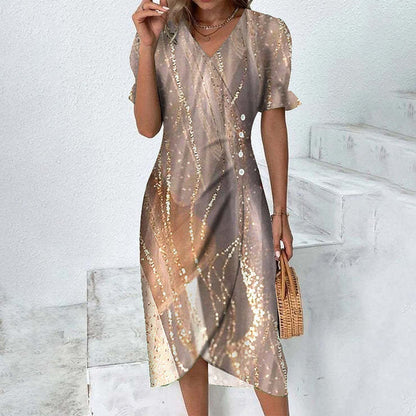 Summer Breeze™ | Women's Summer Dress | Lightweight Cotton, Floral Print, Sleeveless Design & Relaxed Fit