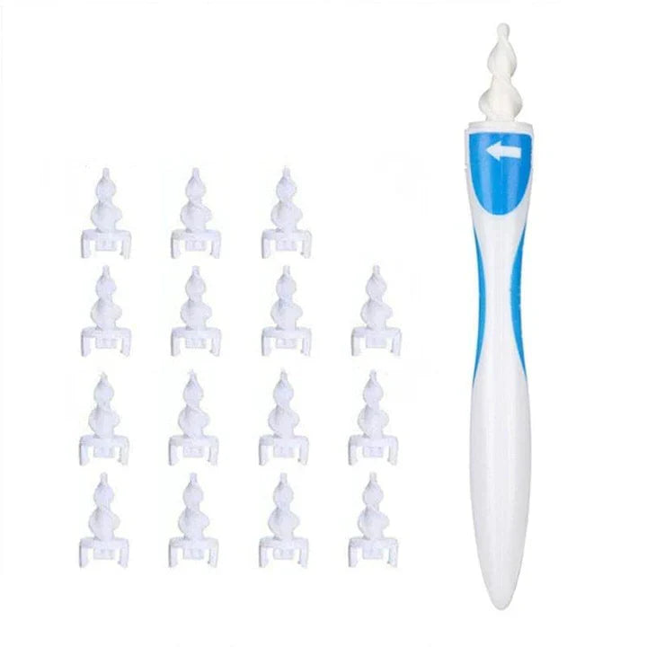 Ear Cleaner Silicon Ear Spoon Tool Set 16 Pcs Care Soft Spiral For Ears Cares Health Tools Cleaner Ear Wax Removal Tool