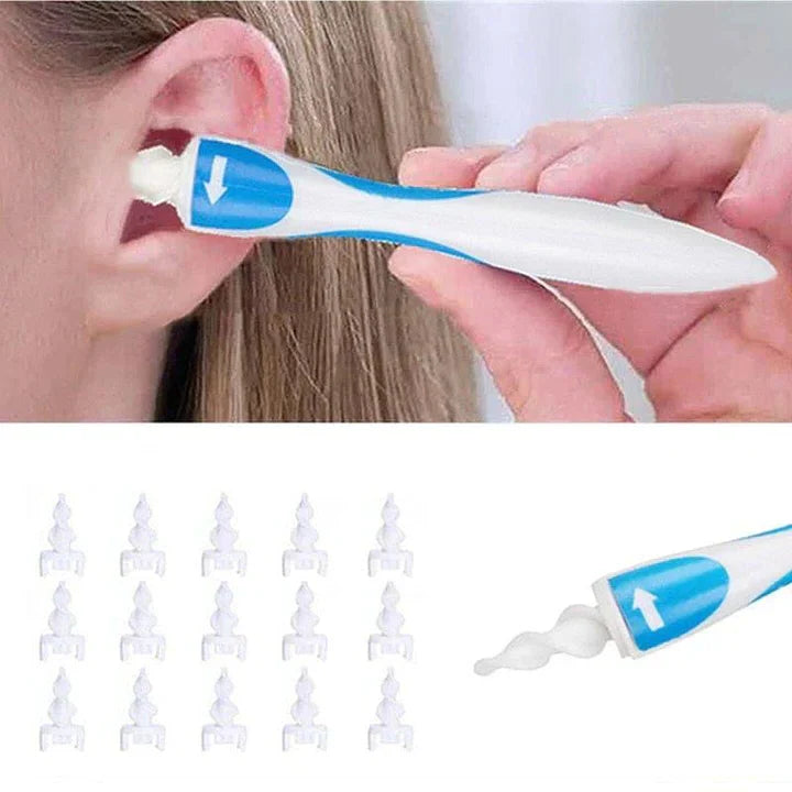 Ear Cleaner Silicon Ear Spoon Tool Set 16 Pcs Care Soft Spiral For Ears Cares Health Tools Cleaner Ear Wax Removal Tool