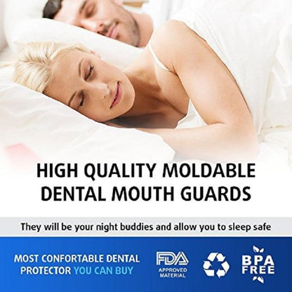 Pack of 4 Professional Dental Night Guards for Teeth Grinding Teeth Protector for Night time Grinding