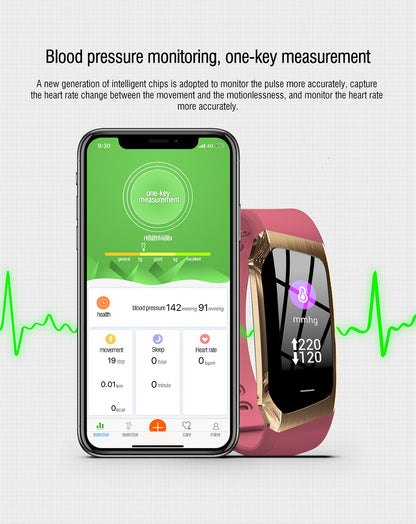 Blood Pressure Smart Watch and Heart Rate Monitor