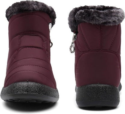 Ladies Thermal Wellington Boots with Fleece Lining – Non-Slip Sole for Cold Weather & Outdoor Activities"