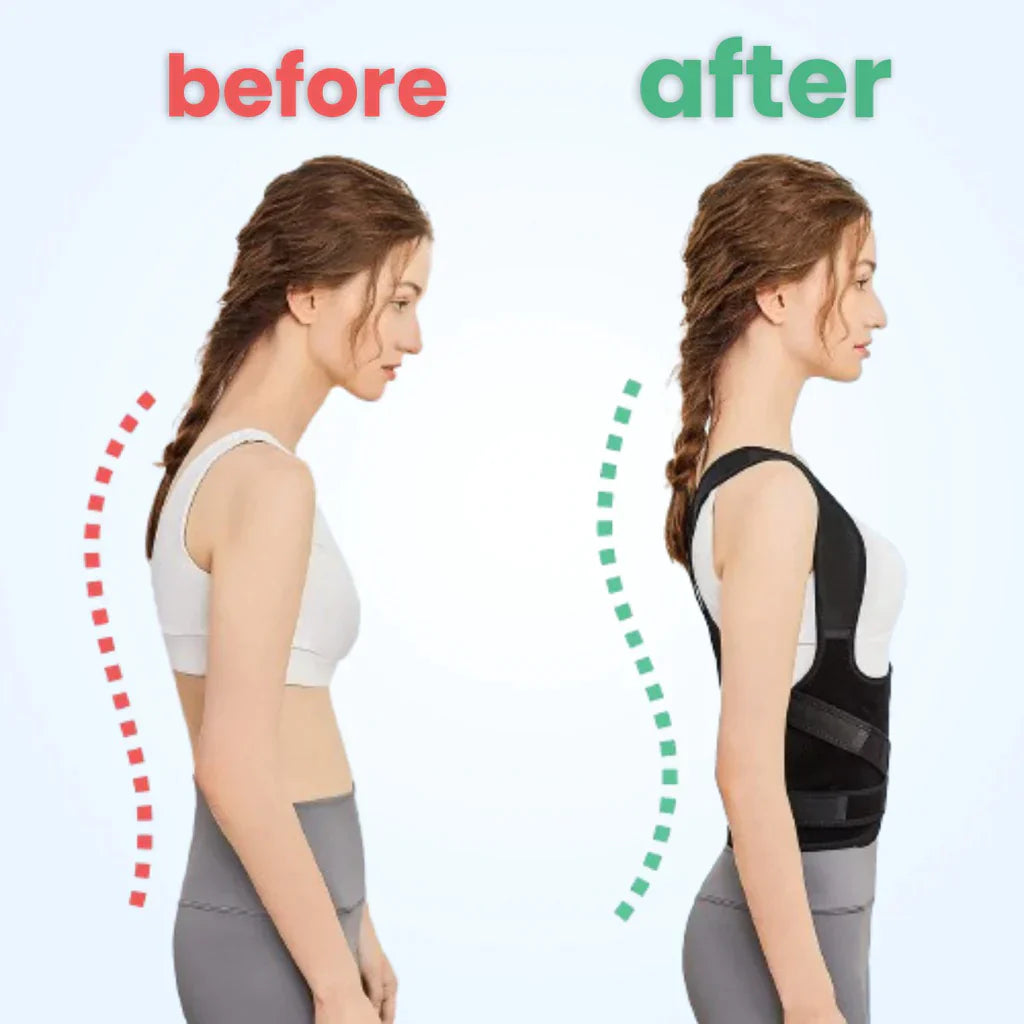 Revitalize Posture Corrector – Adjustable Back Support for Improved Posture and Comfort