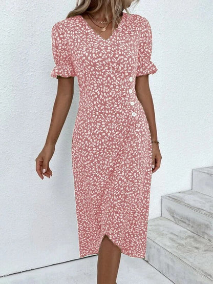 Summer Breeze™ | Women's Summer Dress | Lightweight Cotton, Floral Print, Sleeveless Design & Relaxed Fit