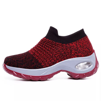 Women's Slip-On Orthopedic Trainers | Air Cushion Comfort, Breathable Mesh & Non-Slip Sole for All-Day Wear