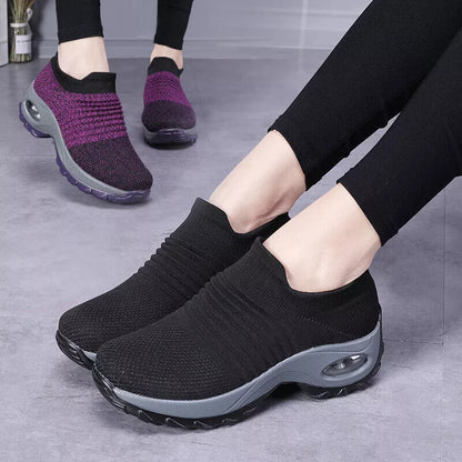 Women's Slip-On Orthopedic Trainers | Air Cushion Comfort, Breathable Mesh & Non-Slip Sole for All-Day Wear