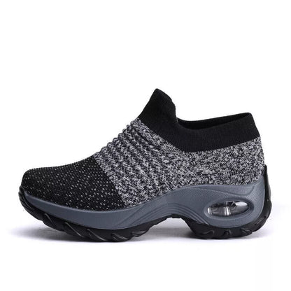 Women's Slip-On Orthopedic Trainers | Air Cushion Comfort, Breathable Mesh & Non-Slip Sole for All-Day Wear