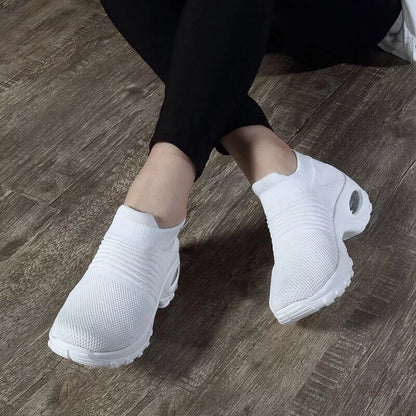 Women's Slip-On Orthopedic Trainers | Air Cushion Comfort, Breathable Mesh & Non-Slip Sole for All-Day Wear
