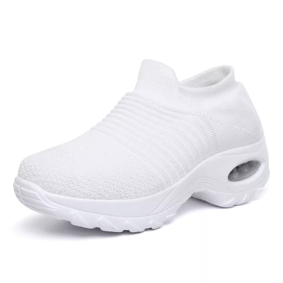 Women's Slip-On Orthopedic Trainers | Air Cushion Comfort, Breathable Mesh & Non-Slip Sole for All-Day Wear