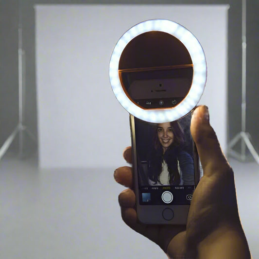LED Selfie Ring Light with Adjustable Brightness and Tripod Stand for Photography, Makeup, and Video Streaming