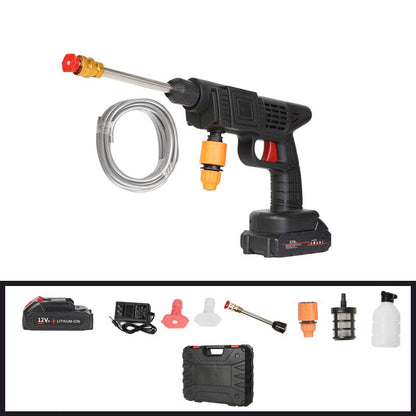 Portable Jet Washer: Cordless High-Pressure Spray Water Gun Set with Tool Box