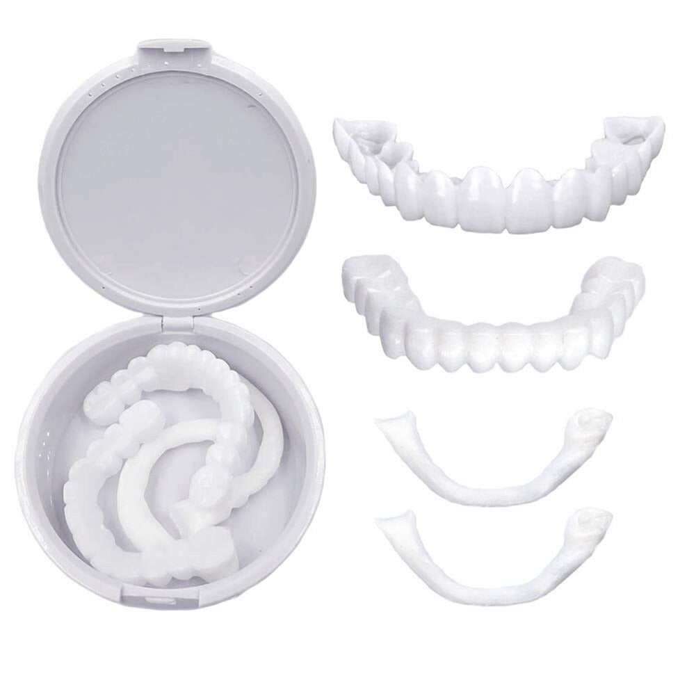 Clip On Teeth Veneers - Instant Smile with Fake Teeth Dentures