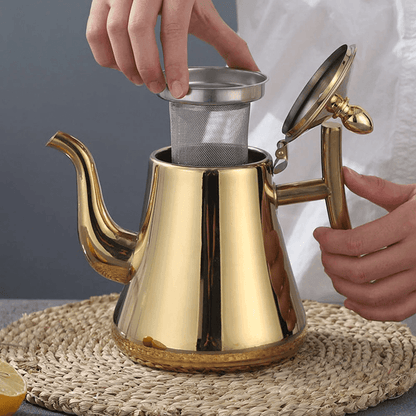 Induction-Compatible Tea Kettle - Premium Stainless Steel Kettle for Efficient Boiling