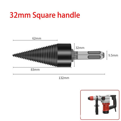 Wood Splitting Drill Bit | Fast Firewood Splitting Solution