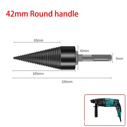 Wood Splitting Drill Bit | Fast Firewood Splitting Solution