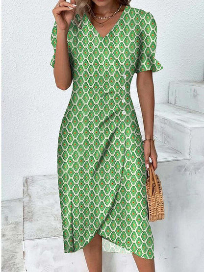 Summer Breeze™ | Women's Summer Dress | Lightweight Cotton, Floral Print, Sleeveless Design & Relaxed Fit