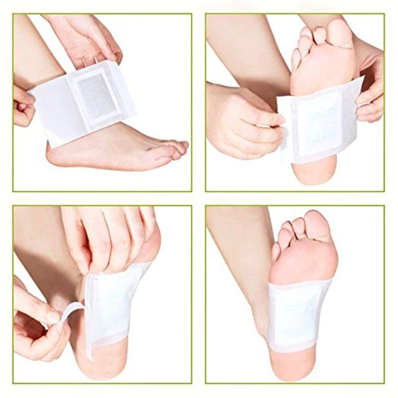 Natural Body Detox Foot Pads Cleansing Improve Sleeping, 10pcs Pack