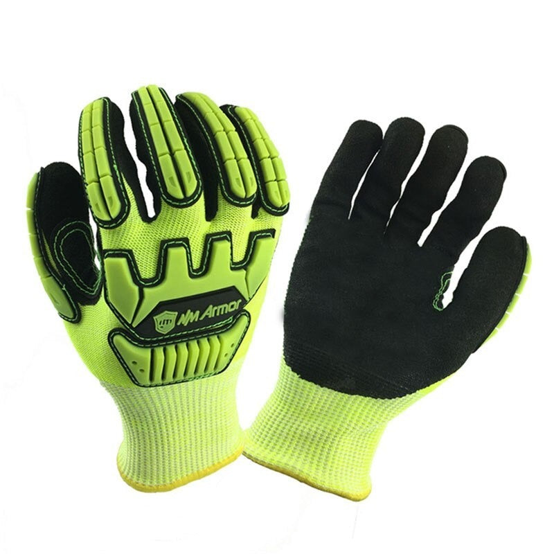 Anti Vibration Cut Resistant Safety Work Gloves Mechanic Thermal Police Gloves Gardening Gloves