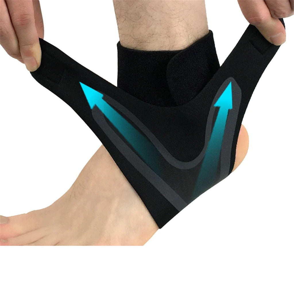 1 Pair Ankle Support Brace Elasticity Free Adjustment Protection For Ankle, Sprain Ankle Prevention.