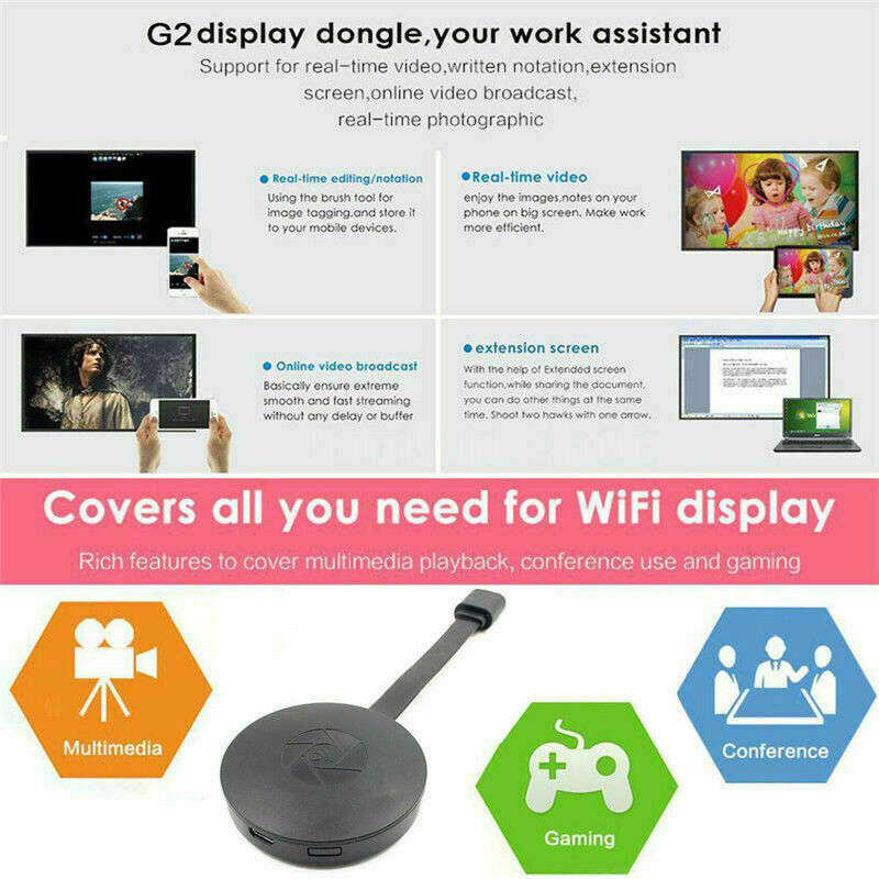 Portable Wireless 1080P Display HDMI TV Receiver