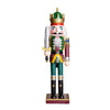 Image of Christmas Nutcracker | Nutcracker Soldier 30 CM Wood Painted Christmas Nutcracker Decoration