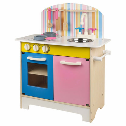 Kids Wooden Toy Kitchen