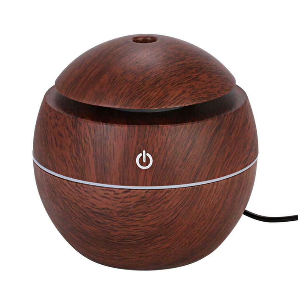 300 ml Essential Oil Aroma Diffuser With Dark and Light Wood Grain Light Wood Grain