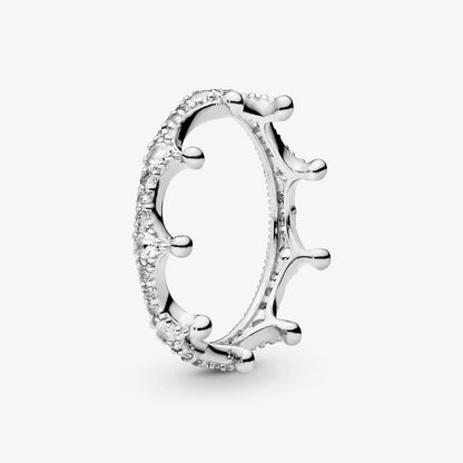 Elegant Crown Ring Pandora Silver Original 925 Fashion Ring