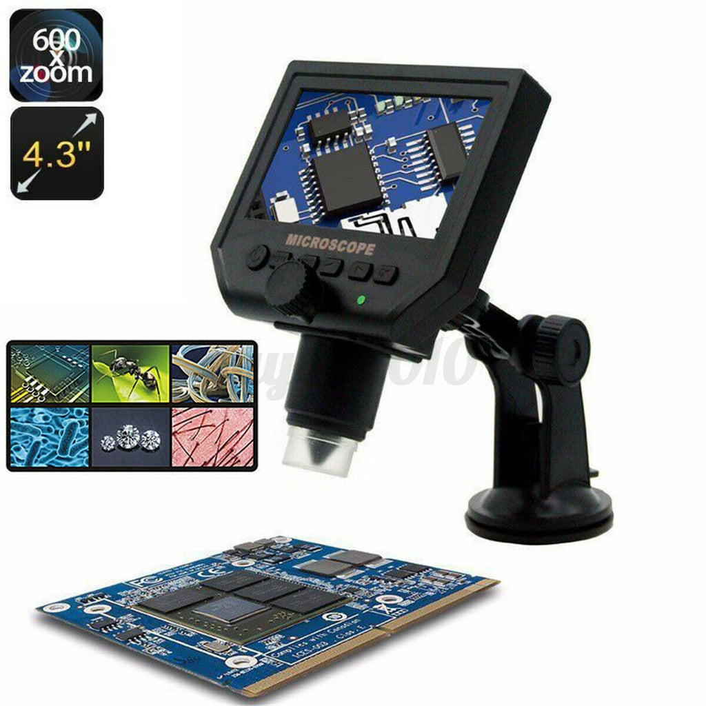 Mustool G1200 Digital Microscope 12MP 7 Inch Large Color Screen LCD Display 1-1200X Continuous Amplification Magnifier
