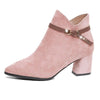Image of Womens Low Calf Pink Cowboy Boots