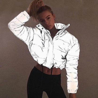 Winter Warm Reflective Puffer Jacket