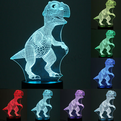 Dinosaur Night light - 3D Dinosaur Light - T Rex Night Light