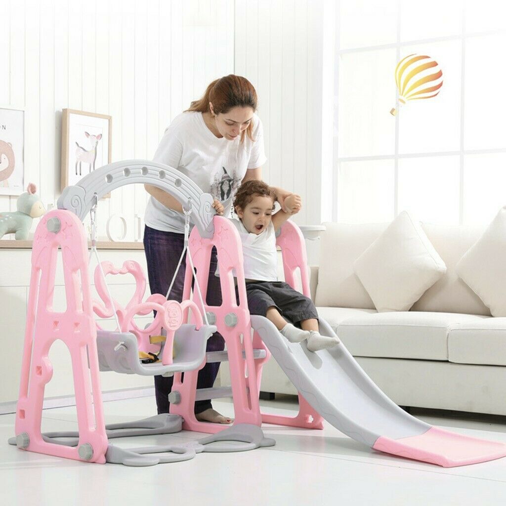 Slide Swing Set - Toddler Swing and Slide Set