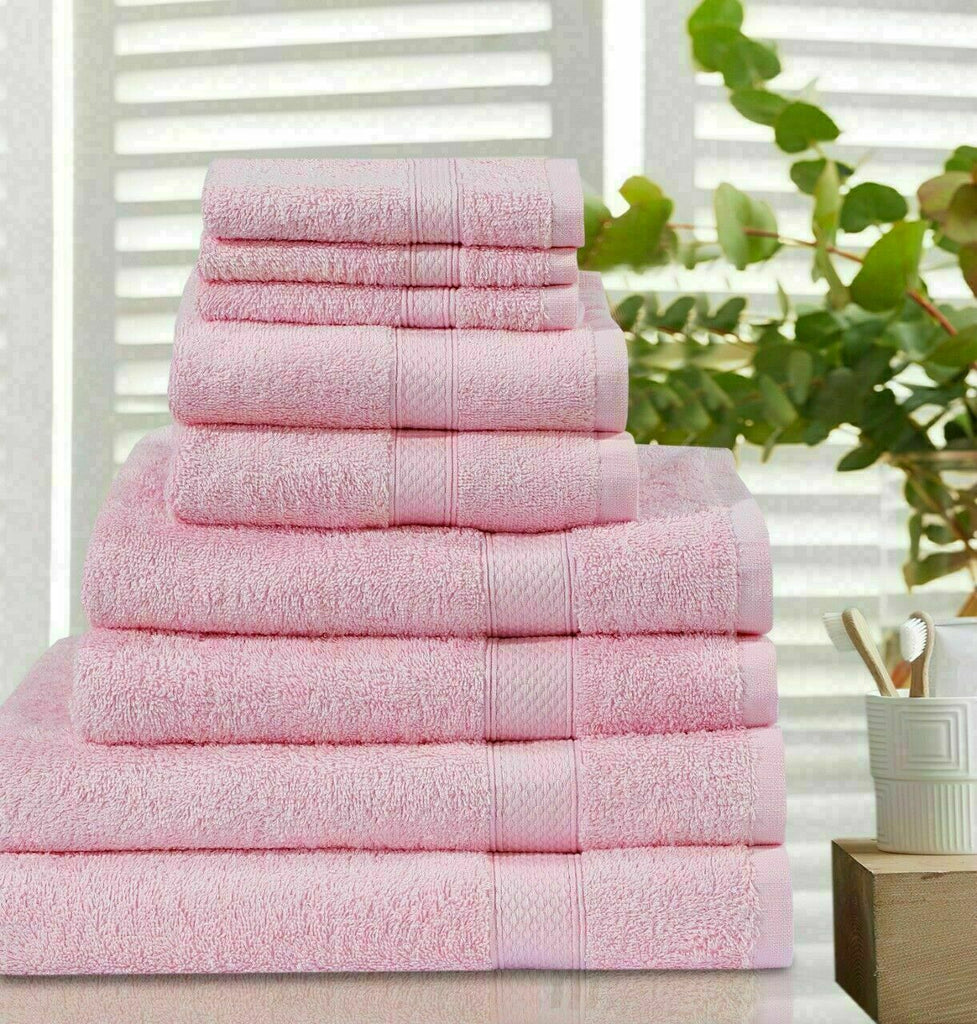 10 Pcs Bath Towels Full Set