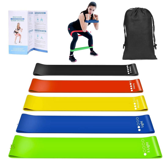 7 Pcs Resistance Band Workouts Set