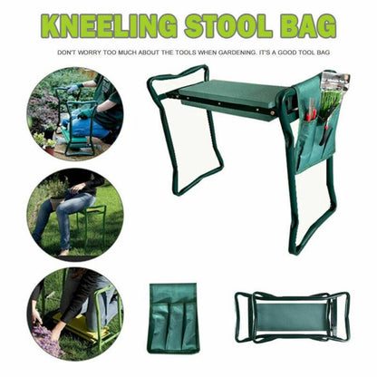 Garden Kneeler And Seat - Protects Your Knees, Clothes From Dirt & Grass Stains, Garden bag