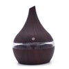 Image of 300 ml Wood Grain Vase Style Essential Oil Diffuser Light Wood Grained
