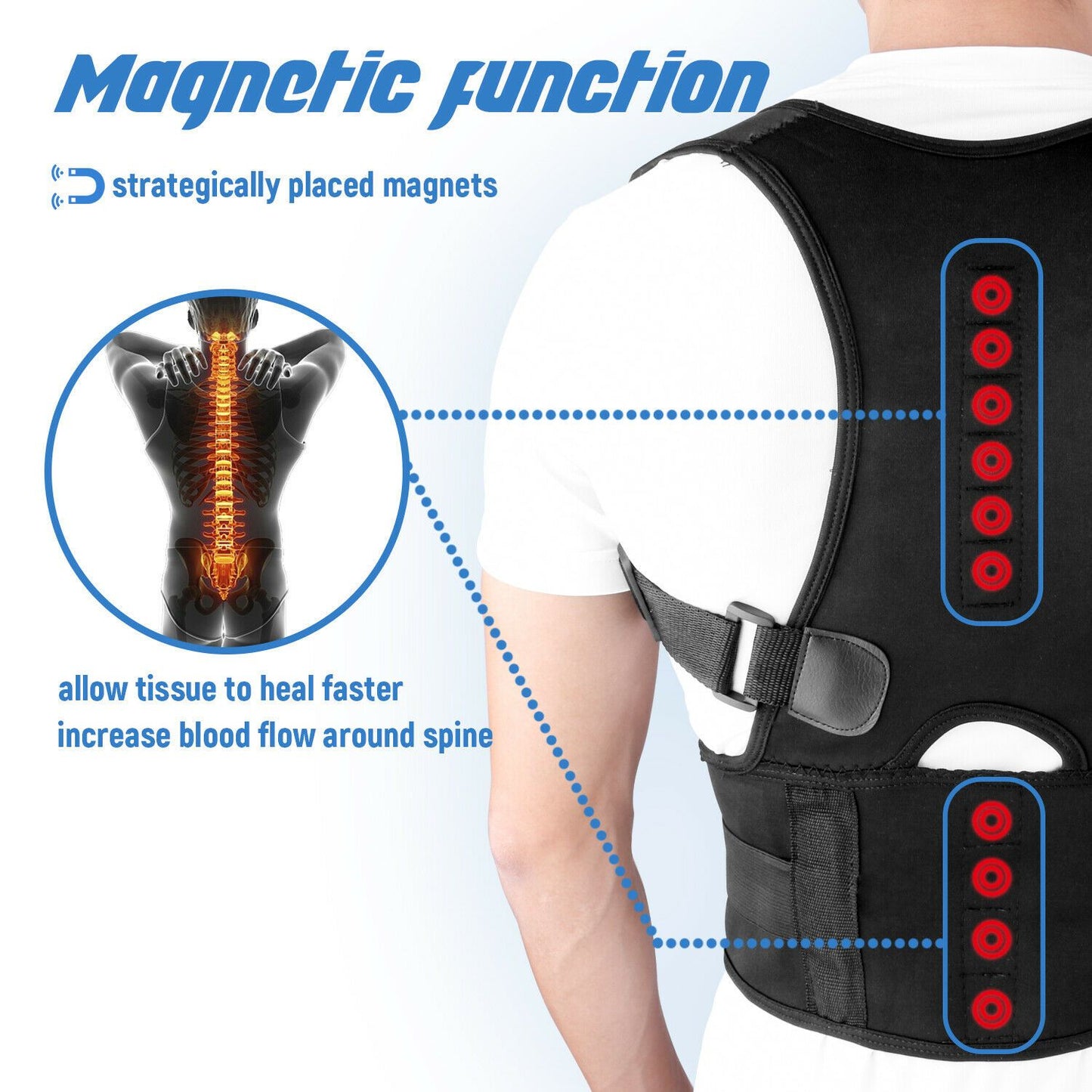 Copper Compression Next Generation Posture Corrector for Men and Women