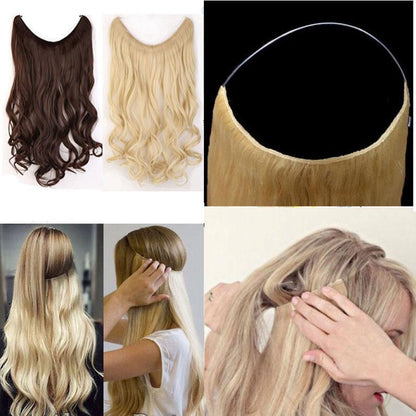 Invisible Halo Hair Extensions