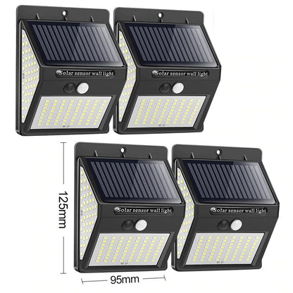 144 Leds Solar Light Security Motion Sense
