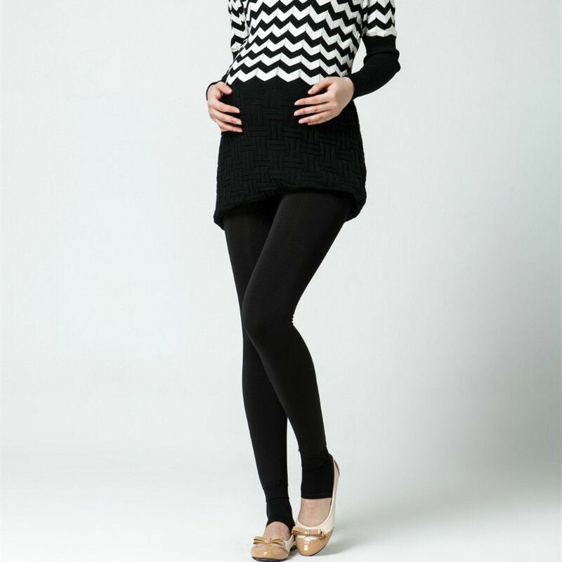 Maternity Fleece Leggings - Winter Maternity Leggings