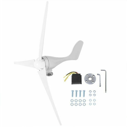 500W 12V 3 Blades Wind Turbine Generator Kit Clean Energy + Charger Controller