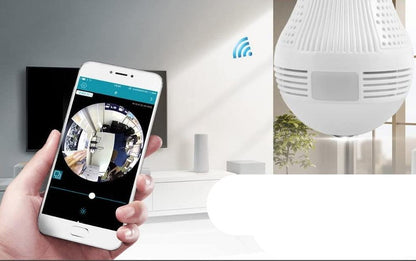 WiFi 360º Panoramic Security Light Bulb with Camera Surveillance Flasheye