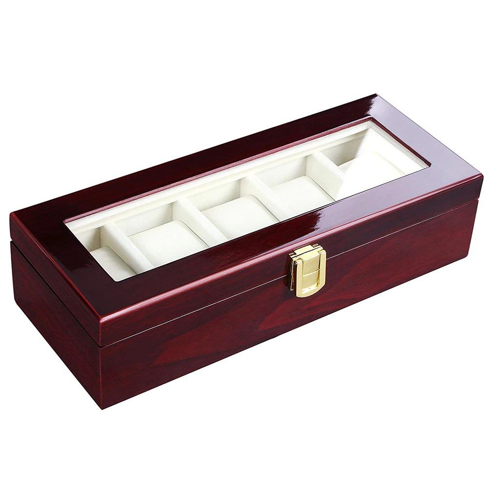 Luxury Wooden Watch Box for Men Watch Organizer